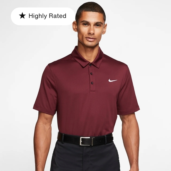 Nike Other - Nike Football Polo Mens Size Large Deep Maroon